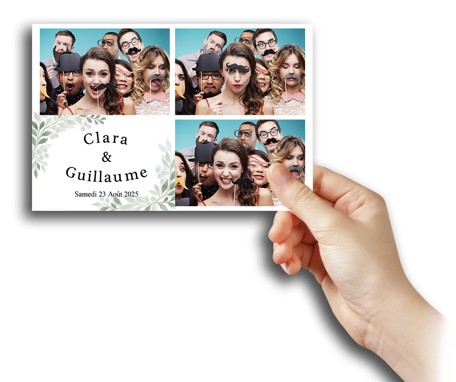 Photobooth professionnel pour mariage